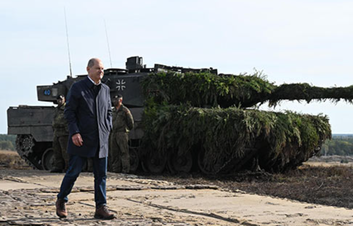 ドイツ ウクライナにドイツ製戦車供与方針固めると複数の報道