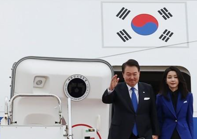 尹大統領が広島に到着　G7サミット出席へ