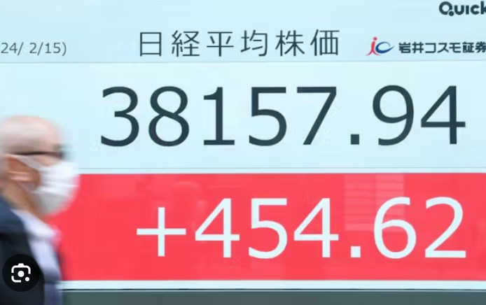 【速報】日経平均終値3万8157円94銭　バブル後最高値、史上最高も目前　パヨク謎のイライラへ