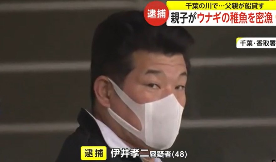 【事件】ウナギの稚魚を密漁した疑いで親子を逮捕　「金のためにやった」容疑認める