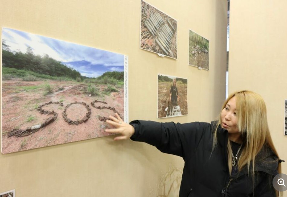 【社会】「米軍廃棄物パネル展」福岡市で開催　『沖縄の米軍基地を東京へ引き取る党』代表・中村之菊さん「沖縄に基地押し付ける私たちは加害者」