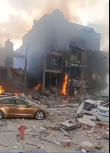 チキン店“大規模爆発”　北京近郊で2人死亡26人けが