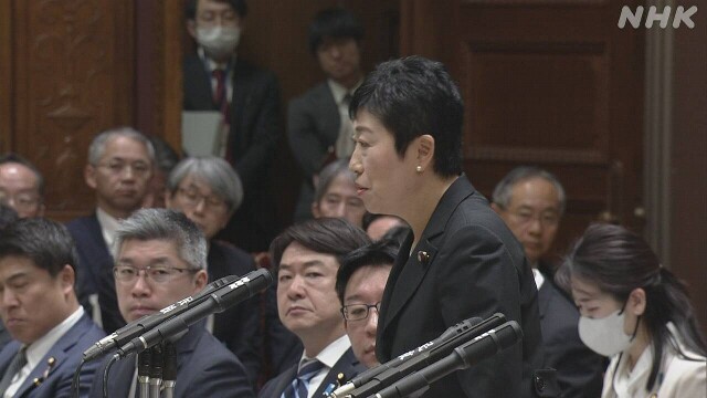 辻元 代表代行　“国民納得しない”立民追及 衆院政倫審 派閥政治資金 質疑めぐり 首相“説明責任促す” 参院予算委