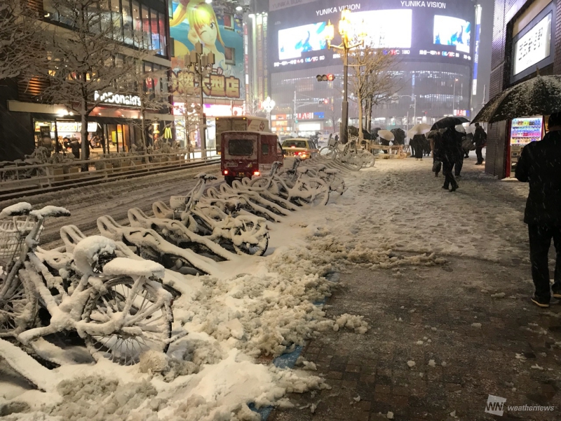 8日に東京で雪が降るらしい